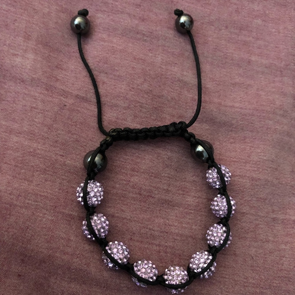 Purple Shamballa Bracelet